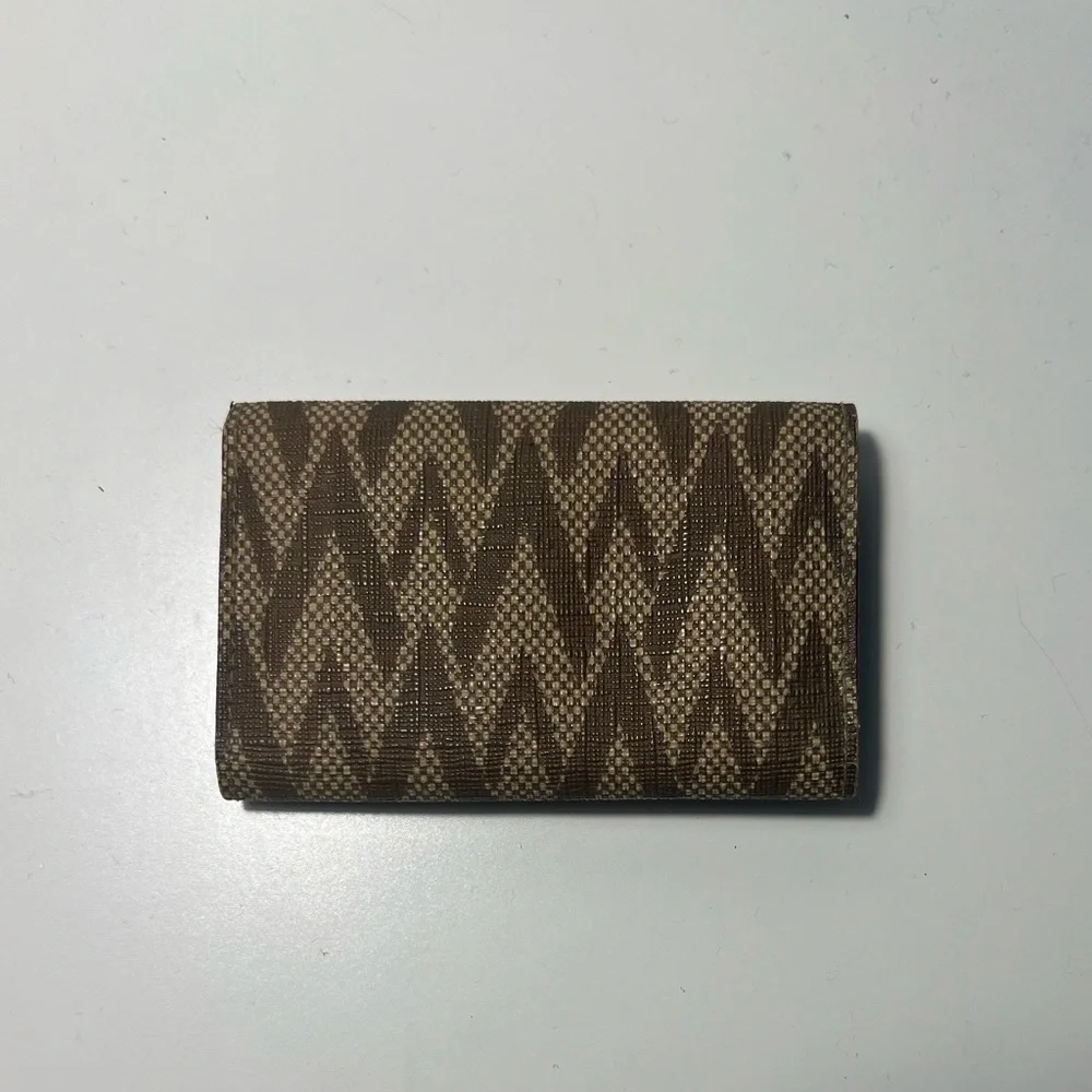 Valentino Garavani Vintage Monogram Logo Key Ring Holder Wallet